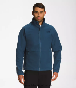 Men Camden Soft Shell Jacket The North Face BXR246481 Clothing Shady Blue Dark Heather