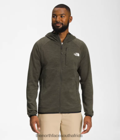 Men Canyonlands Hoodie The North Face BXR246926 Clothing New Taupe Green Heather