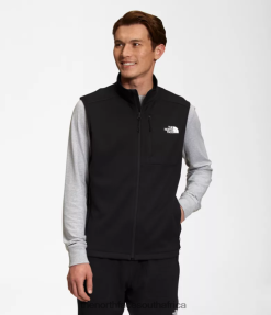 Men Canyonlands Vest The North Face BXR24695 Clothing TNF Black
