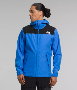 Men Dryzzle FUTURELIGHT Jacket The North Face BXR2461118 Clothing Optic Blue/TNF Black