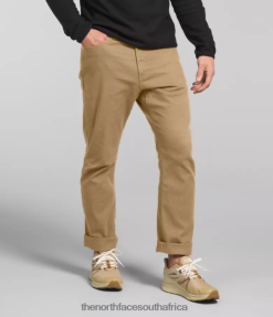 Men Field 5-Pocket Pants The North Face BXR246129 Clothing Khaki Stone