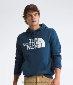 Men Half Dome Pullover Hoodie The North Face BXR246111 Clothing Shady Blue