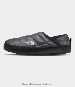 Men ThermoBall Traction Mules V The North Face BXR2461128 Footwear Phantom Grey Heather Print/TNF Black