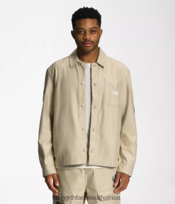 Men Valley Shacket The North Face BXR24612 Clothing Gravel