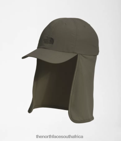 Unisex Horizon Sunshield Hat The North Face BXR246367 Accessory New Taupe Green