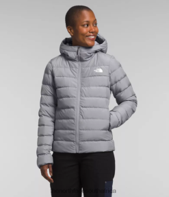 Women Aconcagua 3 Hoodie The North Face BXR246370 Clothing Meld Grey