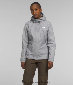 Women Antora Jacket The North Face BXR2461274 Clothing Meld Grey