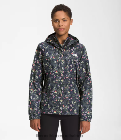 Women Antora Jacket The North Face BXR2461279 Clothing TNF Black Iwd Print