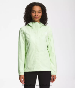 Women Antora Jacket The North Face BXR2461280 Clothing Lime Cream
