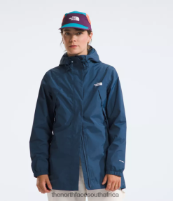 Women Antora Parka The North Face BXR24649 Clothing Shady Blue