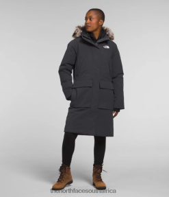 Women Arctic Parka Premium The North Face BXR2461314 Clothing Asphalt Grey