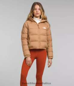 Women Hydrenalite Down Hoodie The North Face BXR246892 Clothing Almond Butter