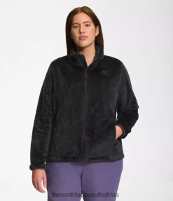 Women Plus Osito Jacket The North Face BXR2461091 Clothing Asphalt Grey